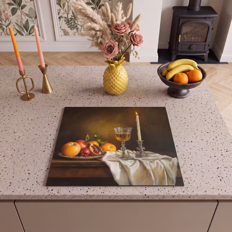 Protection plaque induction - Fruit - Nature morte - Vin - Bougie — 3
