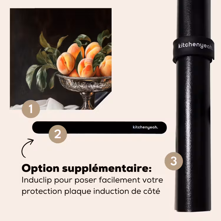 Protection plaque induction - Nature morte - Pêches - Vintage — 8