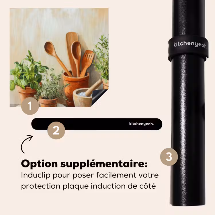 Protection plaque induction - Pots - Herbes - Bois — 8