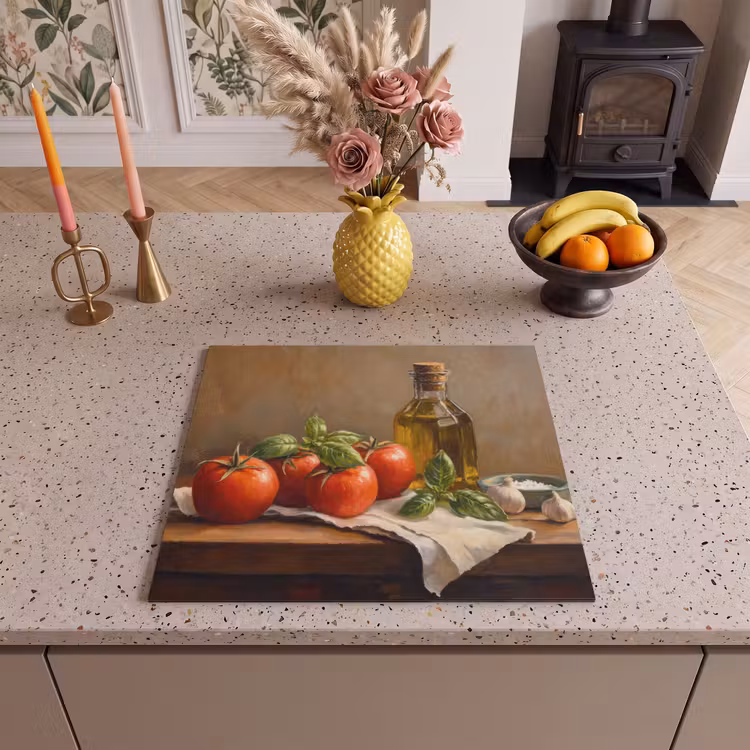Protection plaque induction - Tomates - Huile d'olive - Nature morte — 3