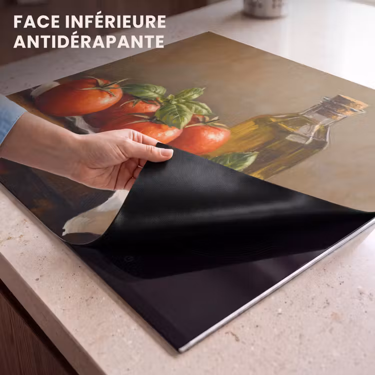 Protection plaque induction - Tomates - Huile d'olive - Nature morte — 7