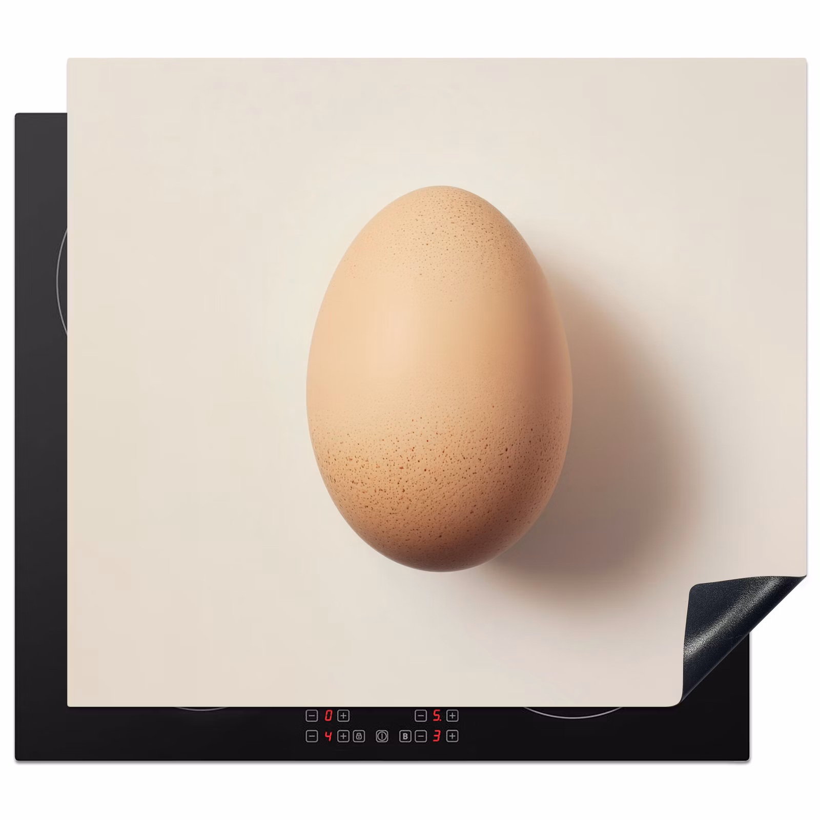 Protection plaque induction - Œuf - Beige - Ovale - Ovale — 1