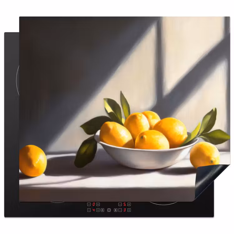 Protection plaque induction - Citrons - Nature morte - Jaune — 1