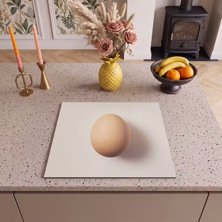 Protection plaque induction - Œuf - Beige - Ovale - Ovale — 3