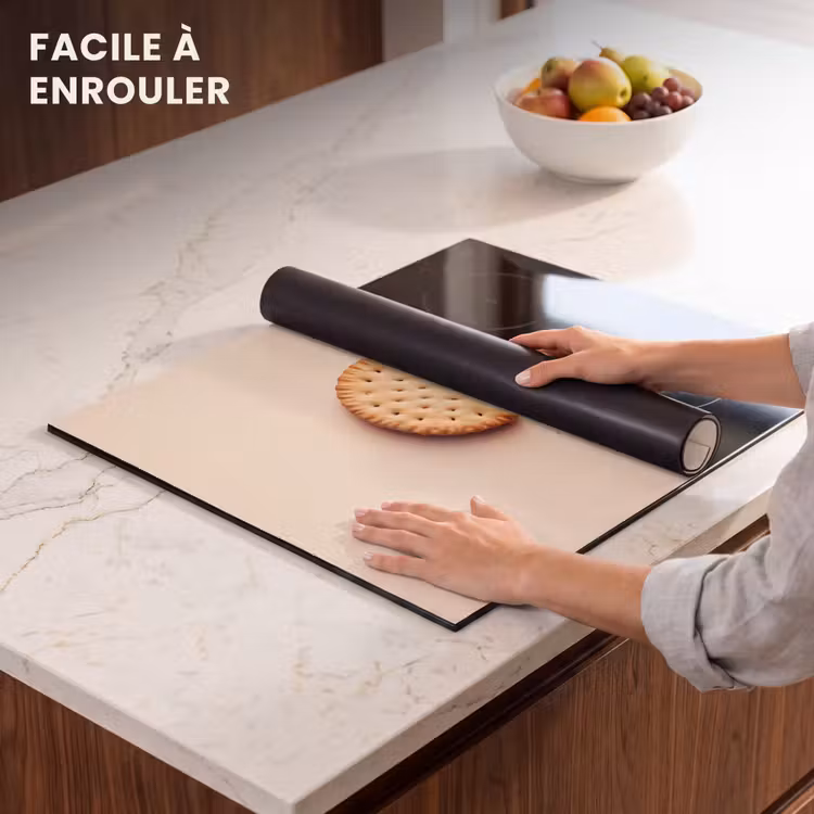 Protection plaque induction - Biscuit - miettes - beige — 6