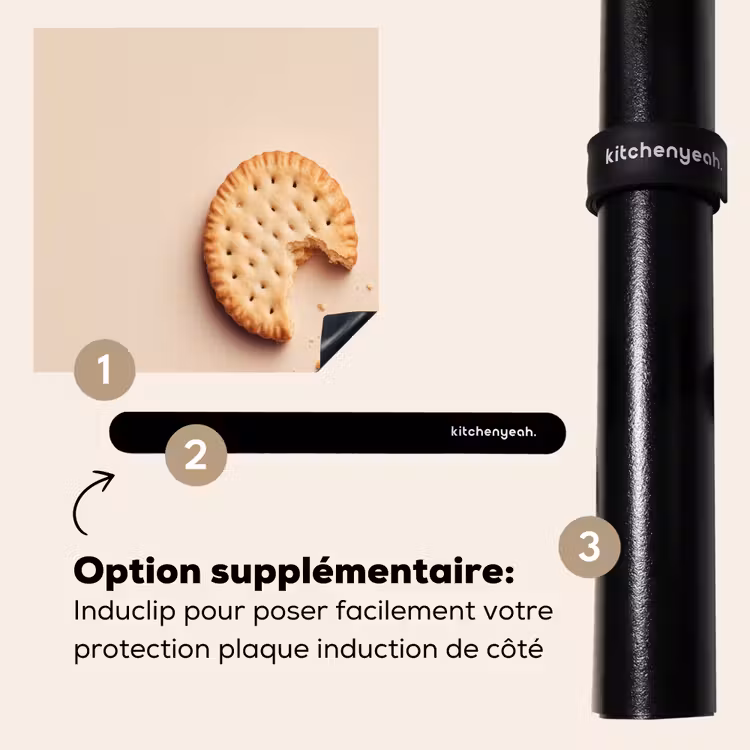 Protection plaque induction - Biscuit - miettes - beige — 8