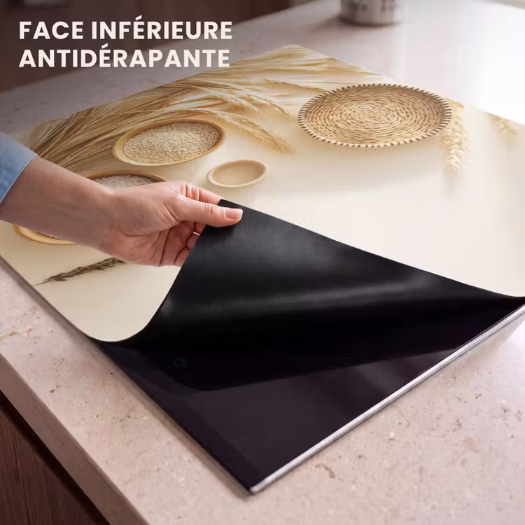 Protection plaque induction - Céréales - Bois - Bol - Beige — 7