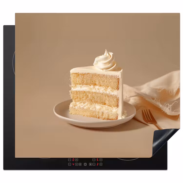 Protection plaque induction - Gâteau à la vanille - Gâteau - Crémeux — 1