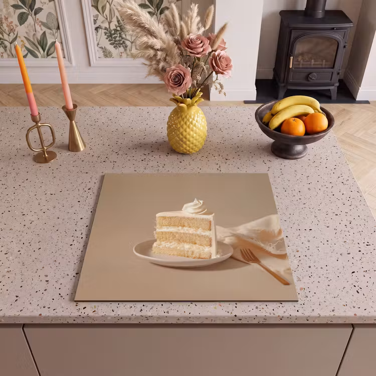 Protection plaque induction - Gâteau à la vanille - Gâteau - Crémeux — 3