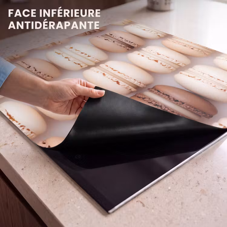 Protection plaque induction - Macarons - Beige - Marron — 7