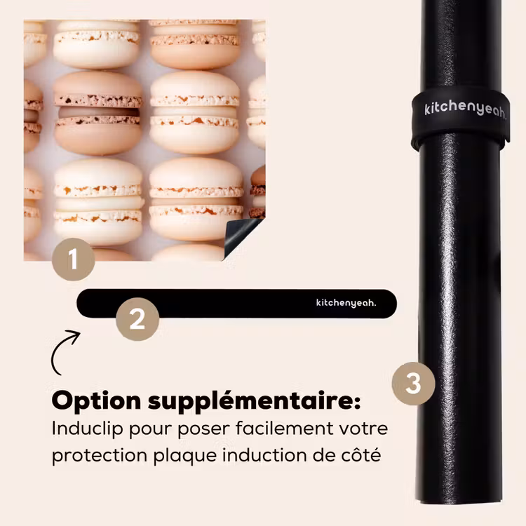Protection plaque induction - Macarons - Beige - Marron — 8