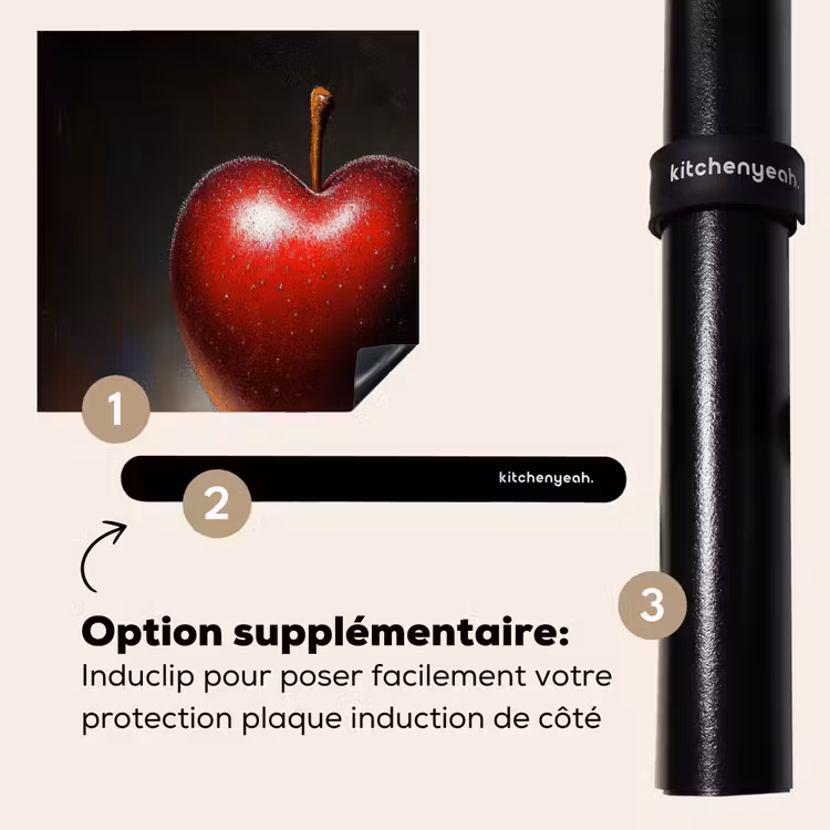 Protection plaque induction - Pomme - Coeur - Rouge — 8