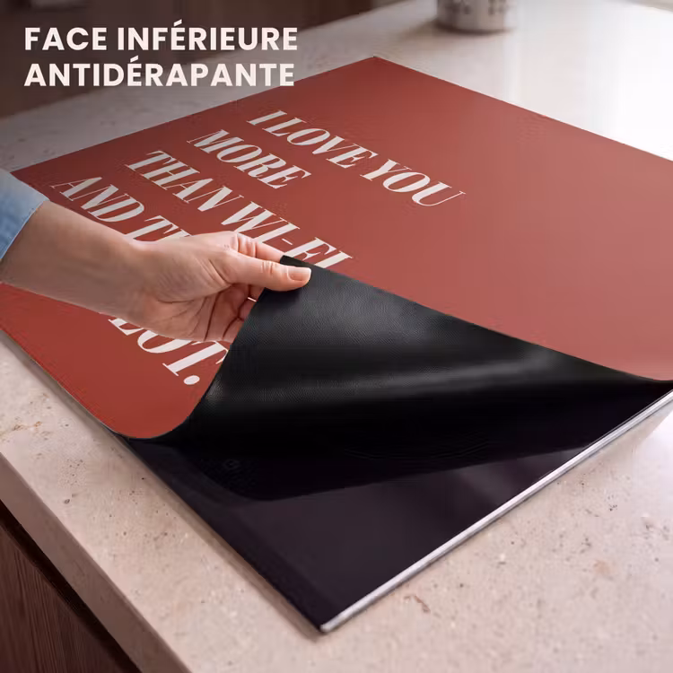 Protection plaque induction - Rouge - Citation - Amour — 7