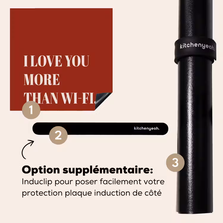 Protection plaque induction - Rouge - Citation - Amour — 8