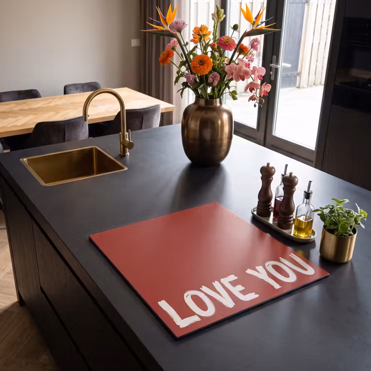 Protection plaque induction - Slant - Loveyou - Rouge — 2