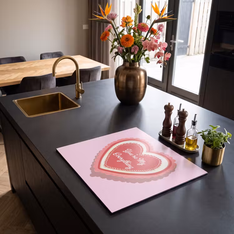Protection plaque induction - Amour - Coeur - Valentin — 2
