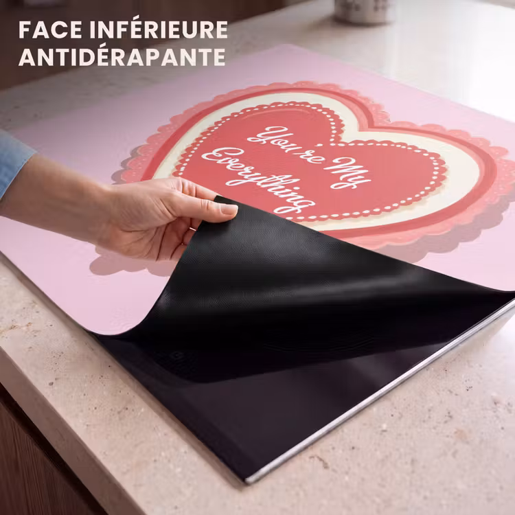 Protection plaque induction - Amour - Coeur - Valentin — 7