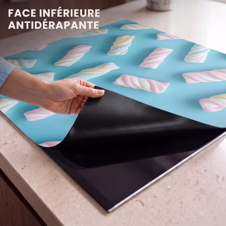Protection plaque induction - Bacon - Pastel - Bonbons - Bleu — 7