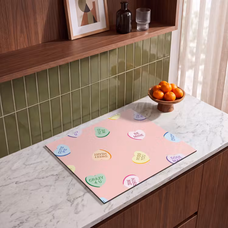 Protection plaque induction - Coeur - Bonbons - Pastel - Texte — 4