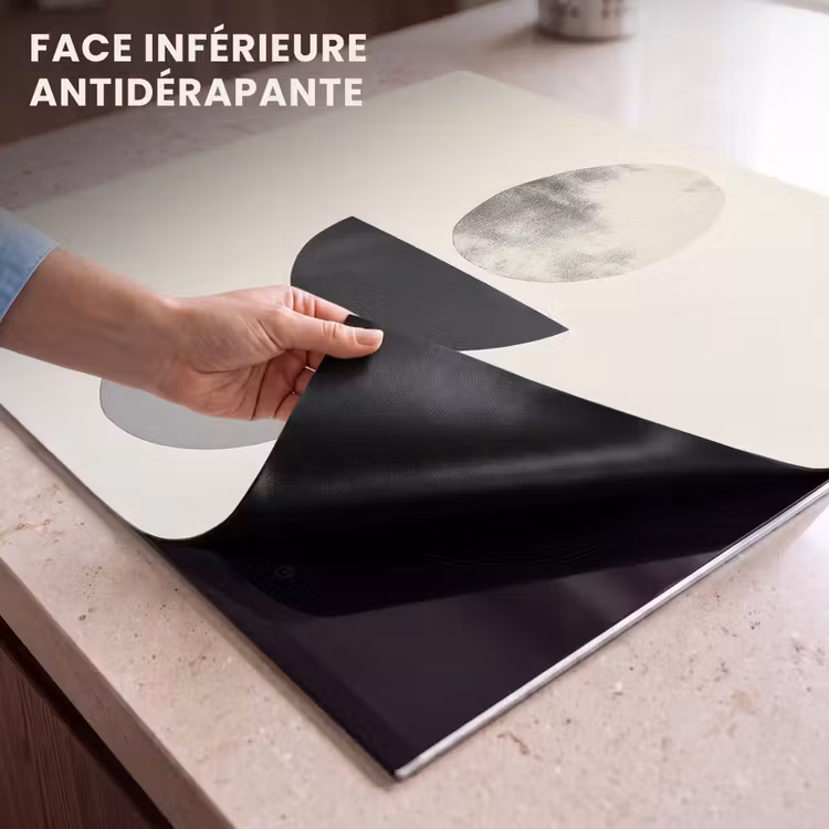 Protection plaque induction - Beige - Japandi - Wabi sabi — 7