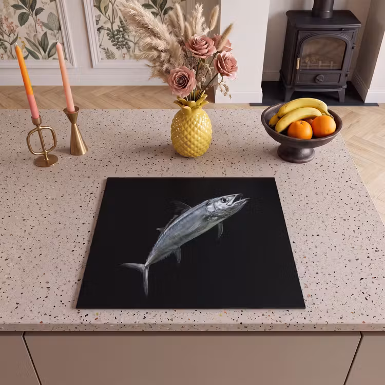 Protection plaque induction - Maquereau - Poisson - Noir — 3
