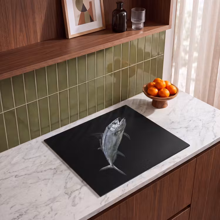 Protection plaque induction - Maquereau - Poisson - Noir — 4