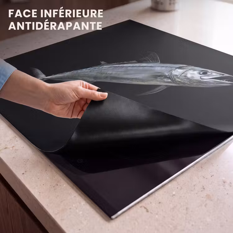 Protection plaque induction - Maquereau - Poisson - Noir — 7