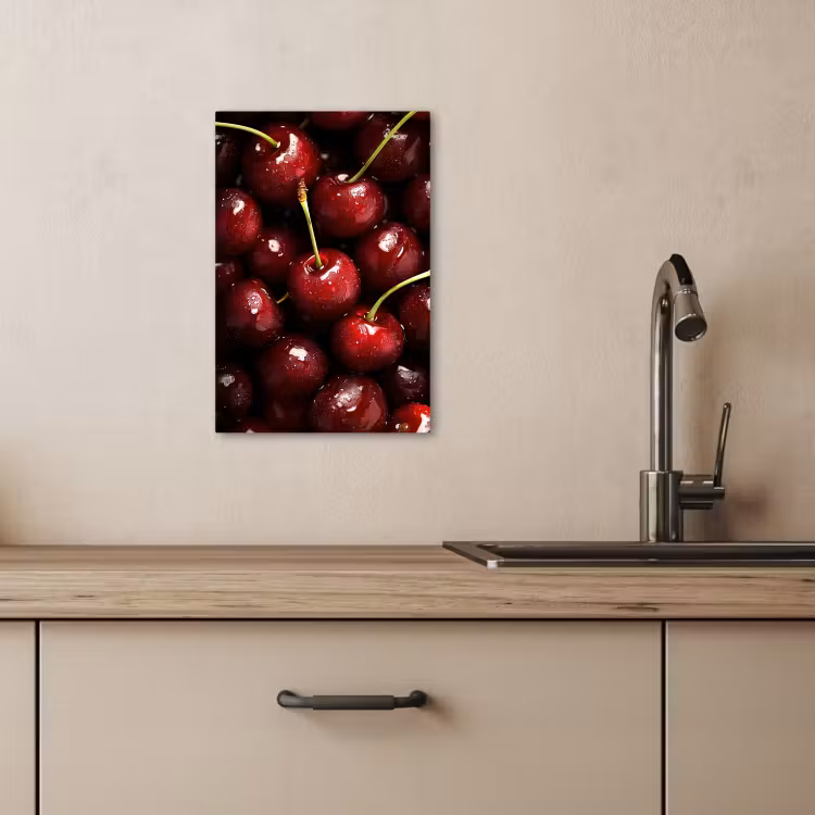 Tableau sur toile - Rouge - Fruits - Cerise — 1