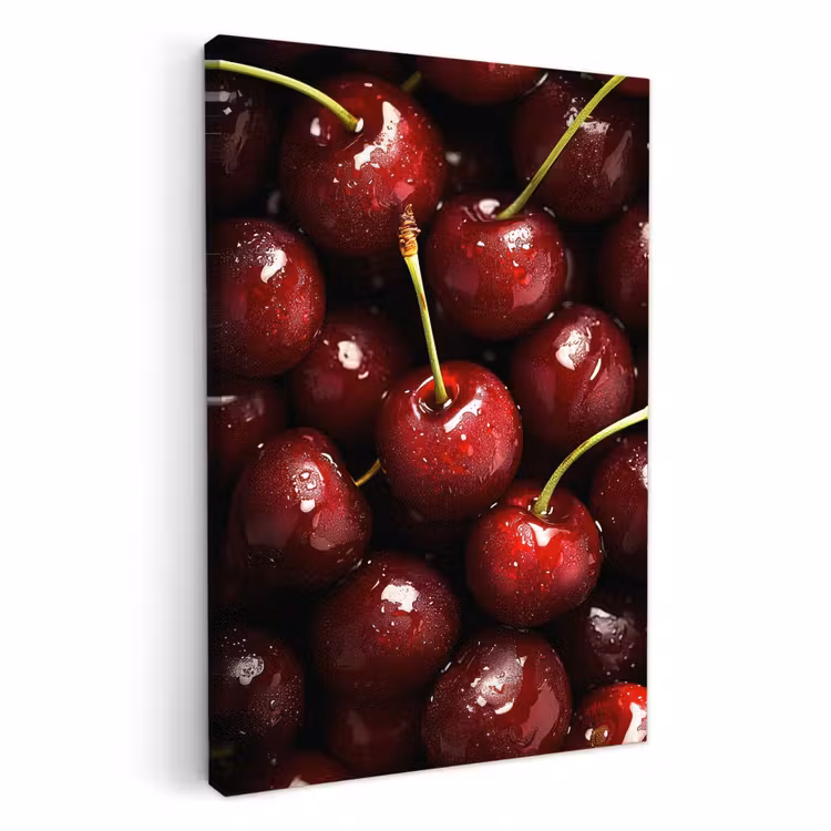 Tableau sur toile - Rouge - Fruits - Cerise — 2