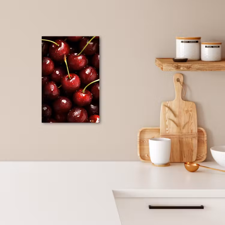 Tableau sur toile - Rouge - Fruits - Cerise — 3