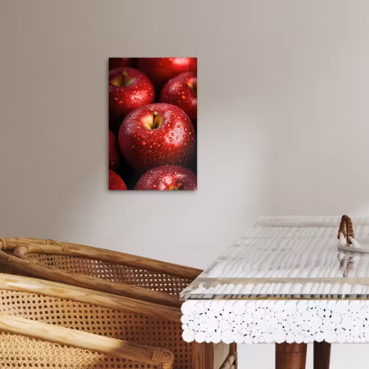 Tableau sur toile - Rouge - Pommes - Fruits — 2