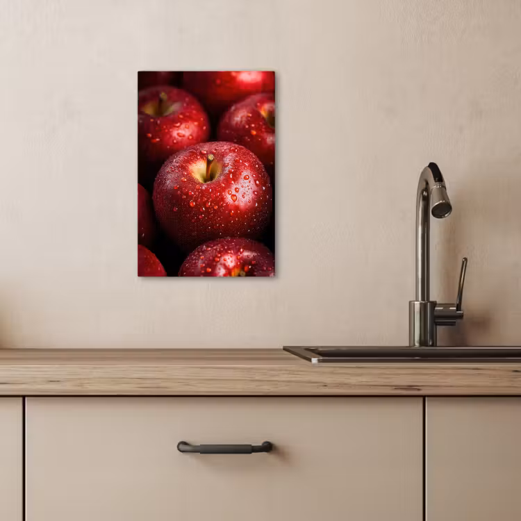 Tableau sur toile - Rouge - Pommes - Fruits — 4