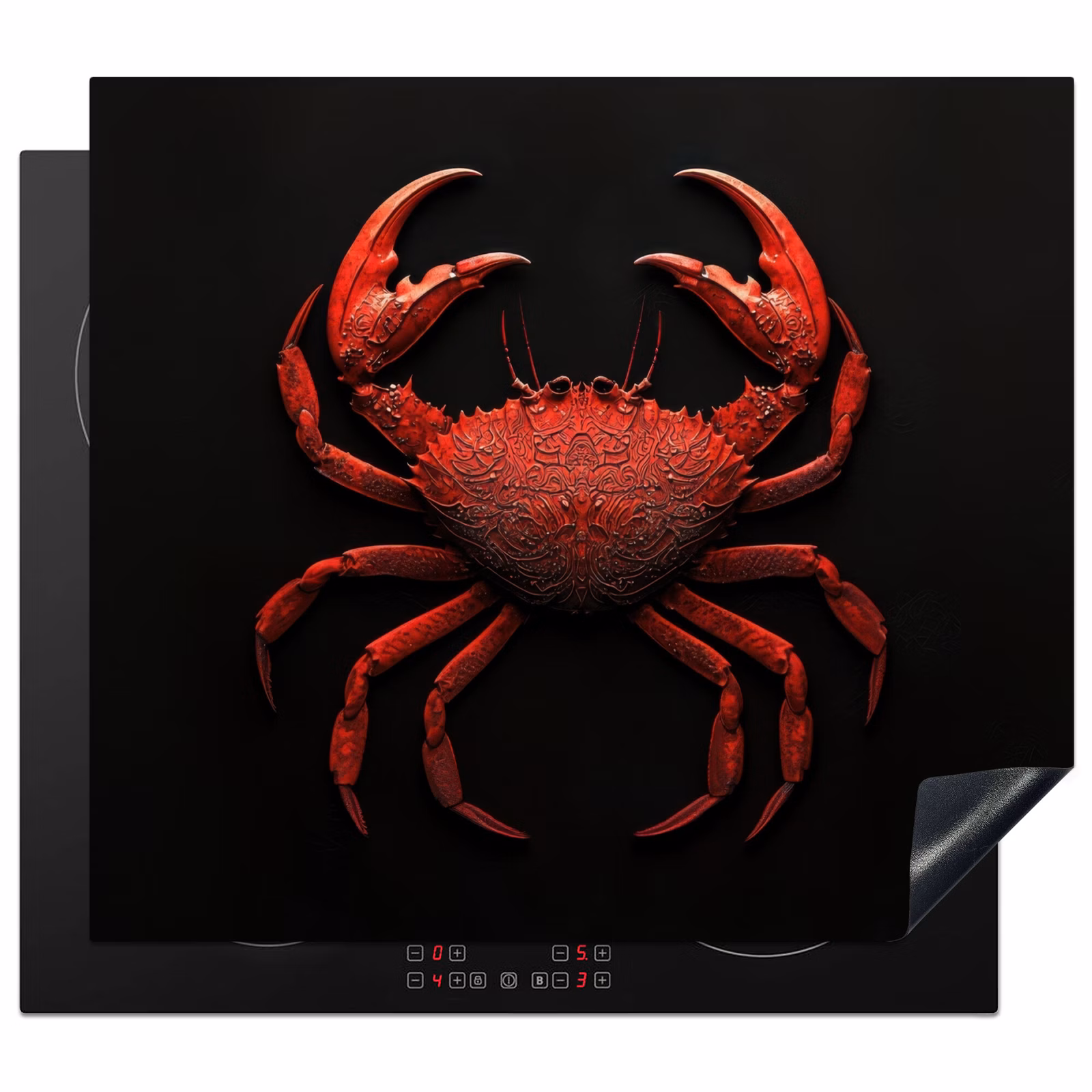 Protection plaque induction - Crabe - Rouge - Poissons - Crustacés — 1
