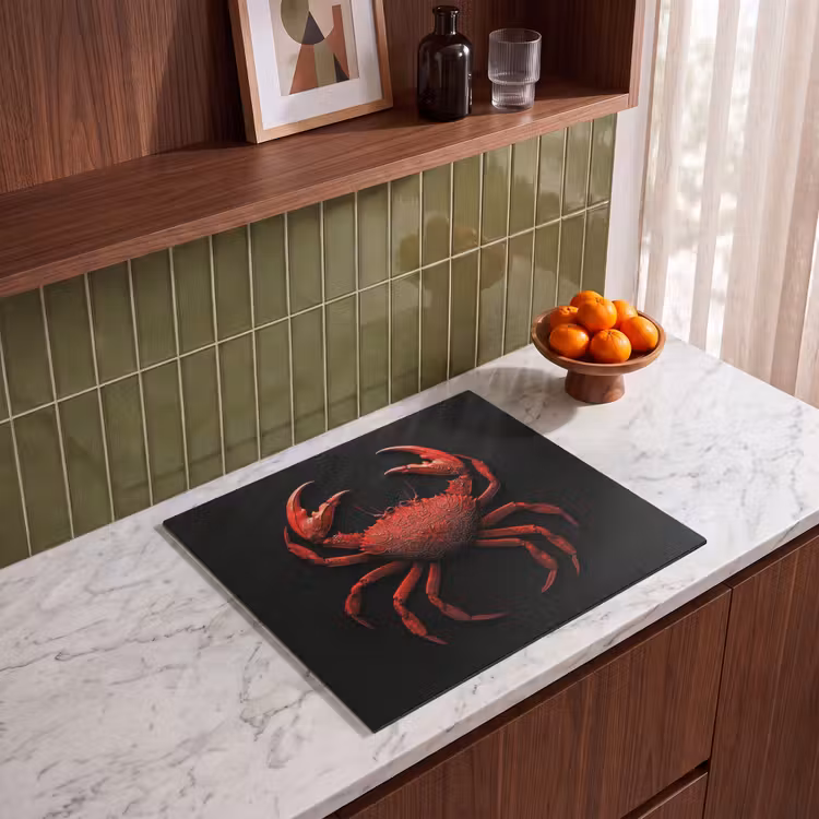Protection plaque induction - Crabe - Rouge - Poissons - Crustacés — 4