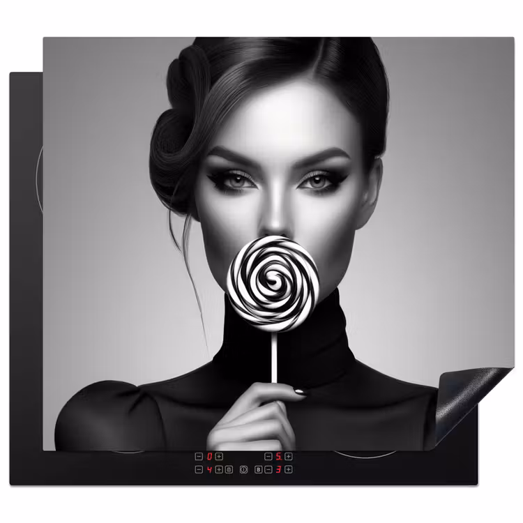 Protection plaque induction - Femme - Lolly - Noir — 1