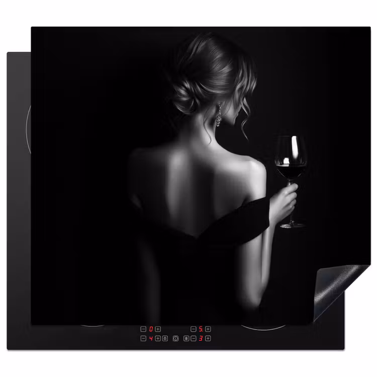 Protection plaque induction - Femme - Vin - Robe — 1