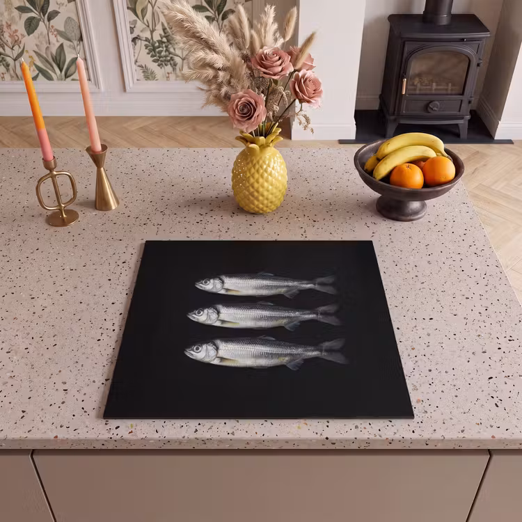 Protection plaque induction - Hareng - Poisson - Noir — 3