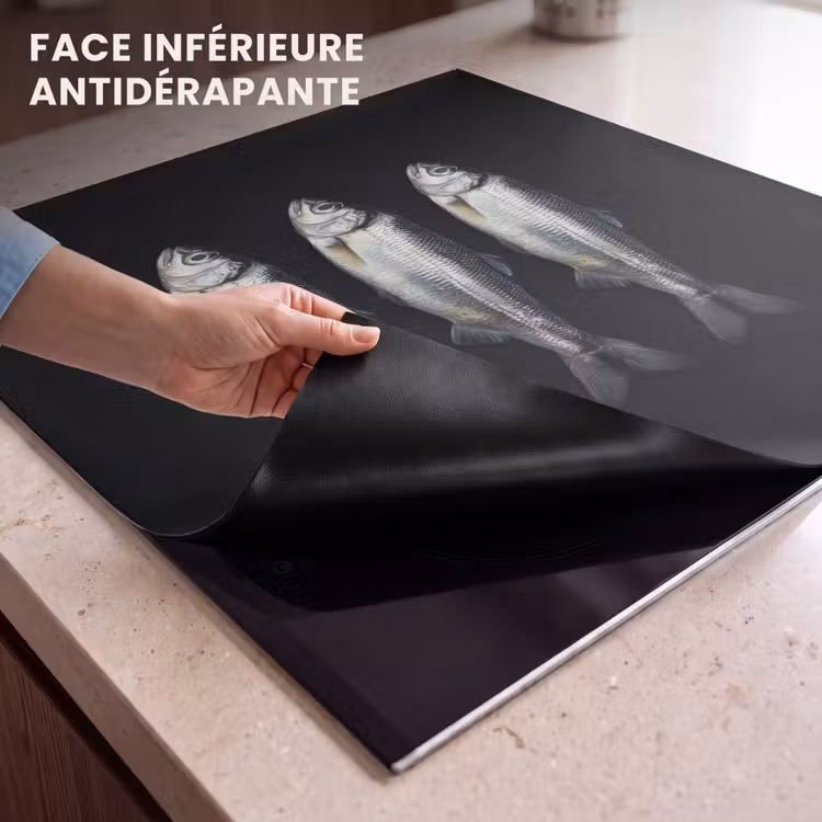 Protection plaque induction - Hareng - Poisson - Noir — 7