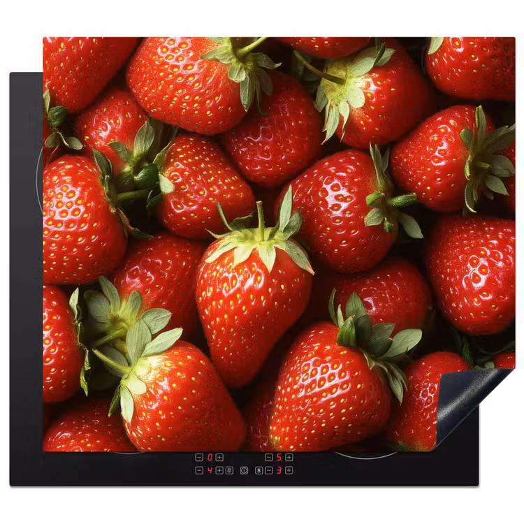 Protection plaque induction - Fraise - Fruit - Rouge — 1