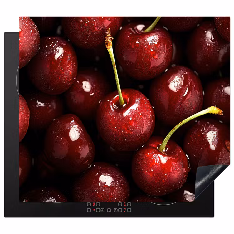 Protection plaque induction - Rouge - Fruits - Cerise — 1