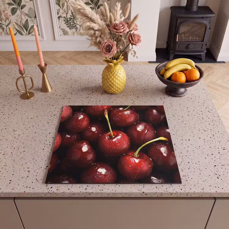 Protection plaque induction - Rouge - Fruits - Cerise — 3