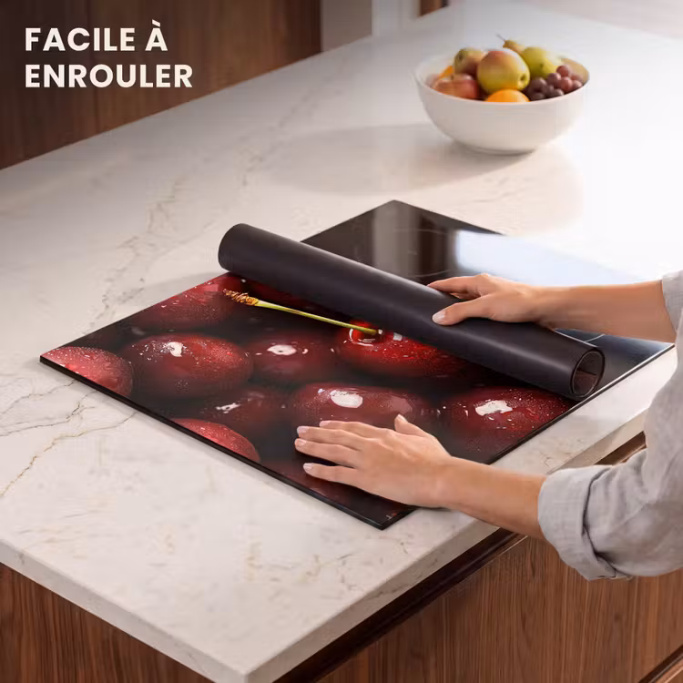 Protection plaque induction - Rouge - Fruits - Cerise — 6