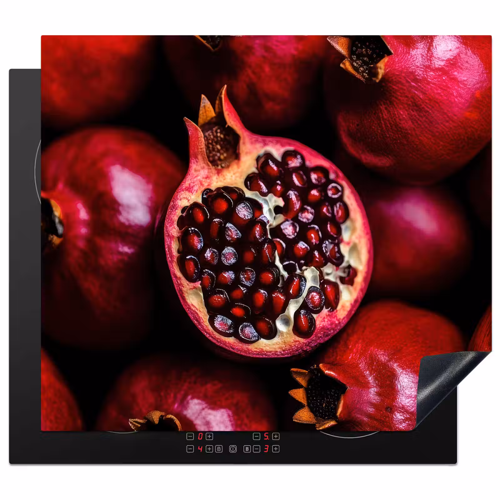 Protection plaque induction - Grenade - Rouge - Fruit — 1