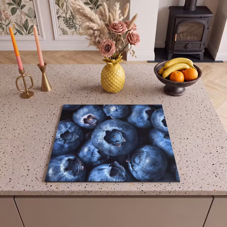 Protection plaque induction - Baies - Bleu - Fruits — 3
