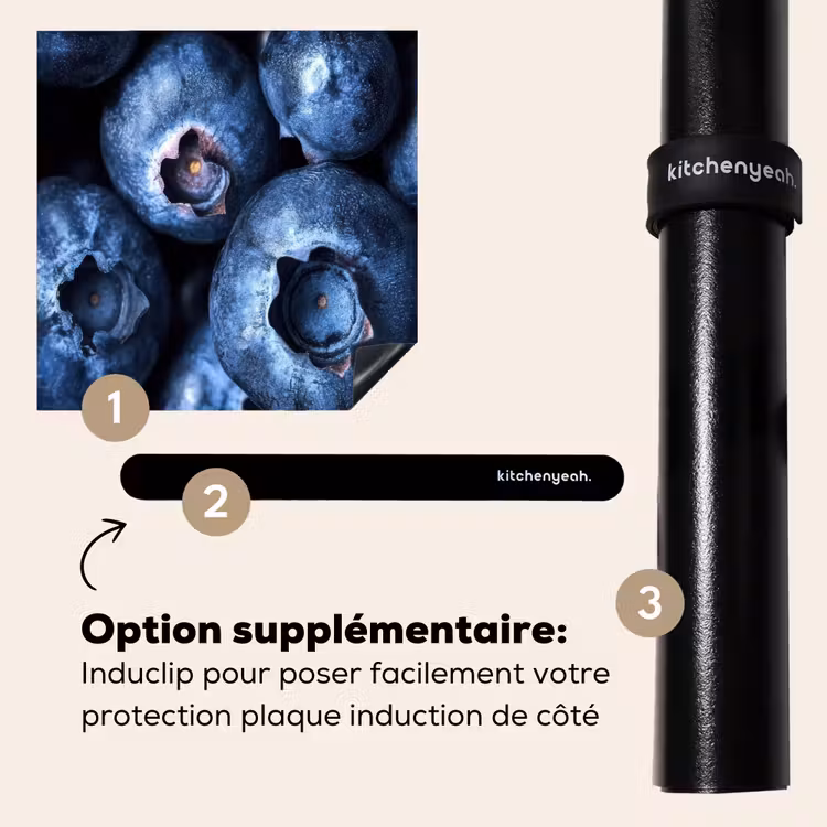 Protection plaque induction - Baies - Bleu - Fruits — 8
