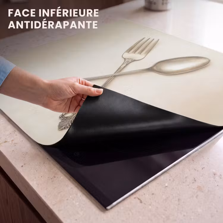 Protection plaque induction - Beige - Vintage - Couverts — 7