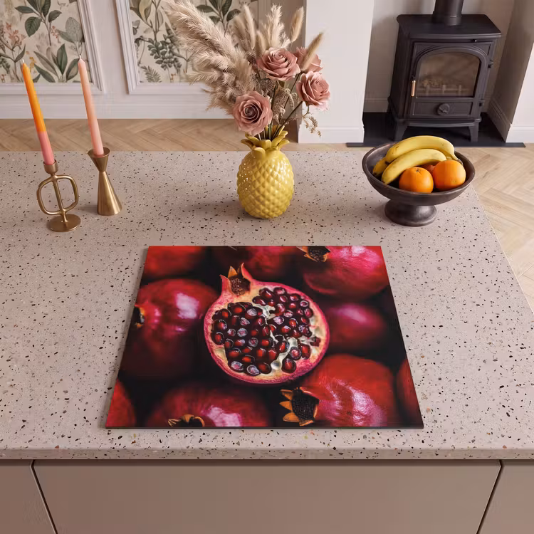 Protection plaque induction - Grenade - Rouge - Fruit — 3