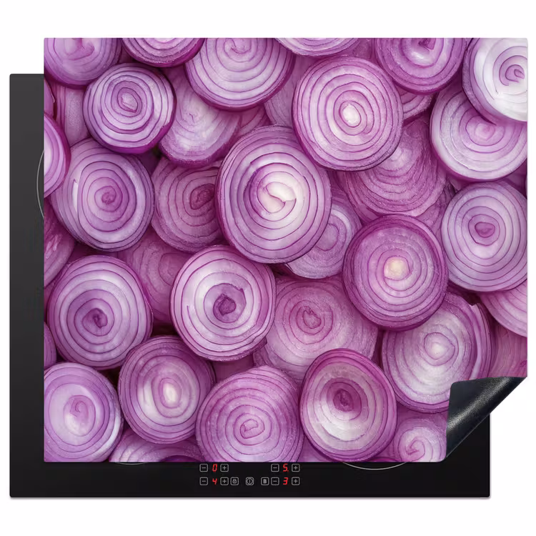Protection plaque induction - Pourpre - Oignons - Gros plan — 1