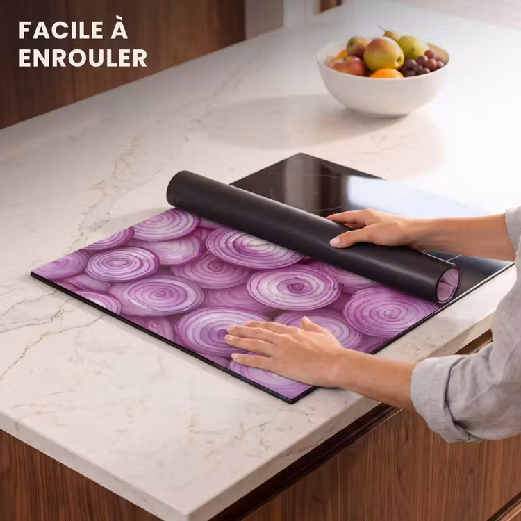 Protection plaque induction - Pourpre - Oignons - Gros plan — 6