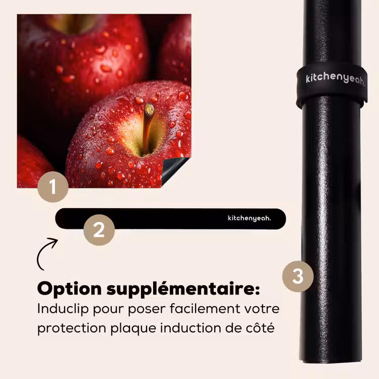 Protection plaque induction - Rouge - Pommes - Fruits — 8